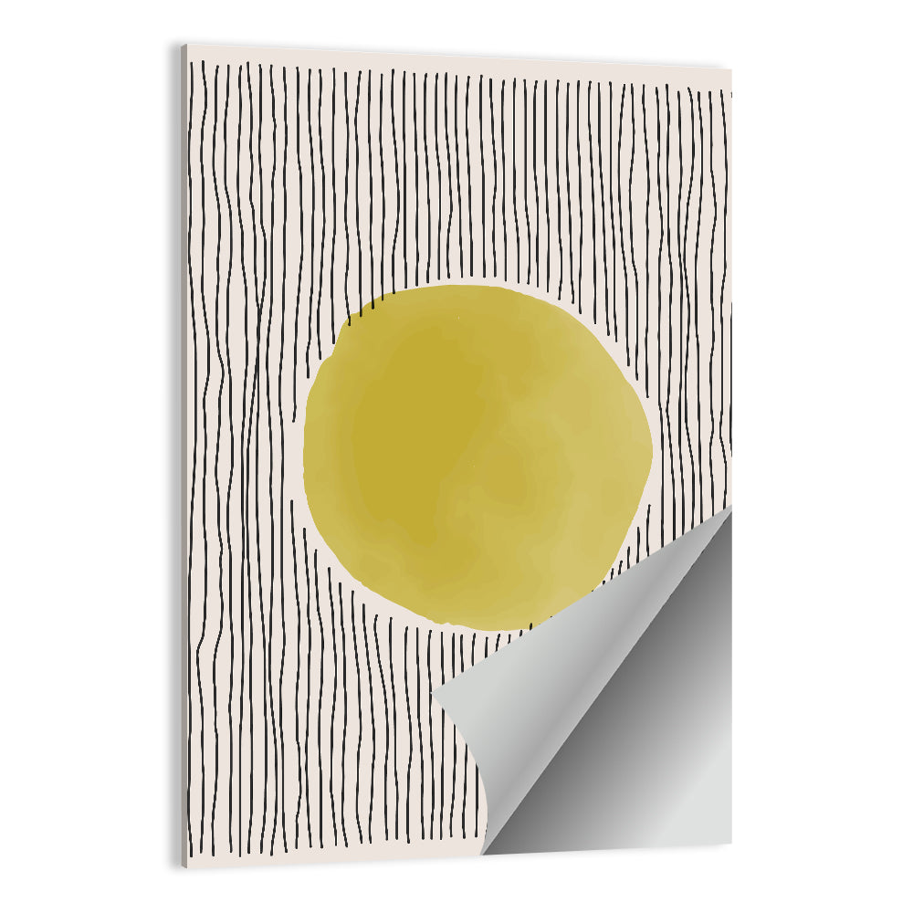 Watercolor Circle Minimalist Abstract Wall Art