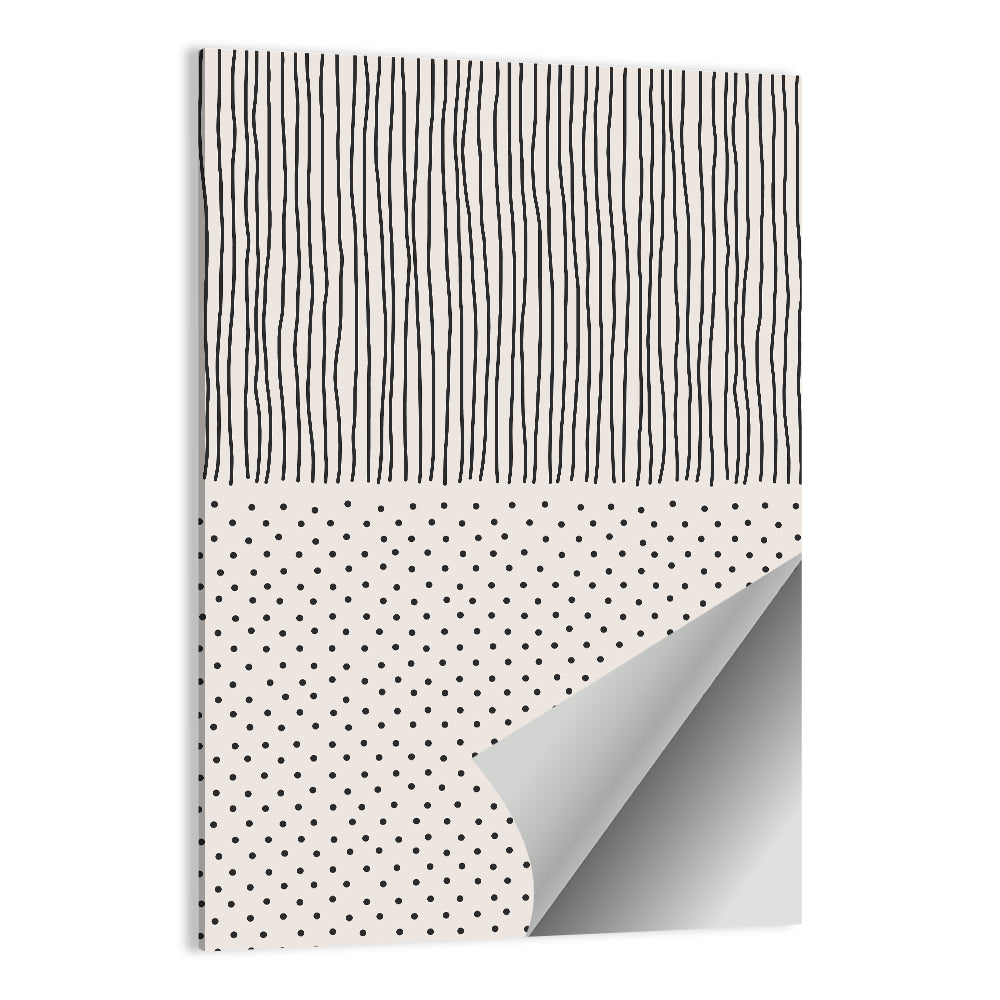 Minimalist Lines and Dots Wall Art