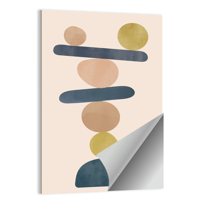 Balanced Stone Stack Wall Art as a poster print