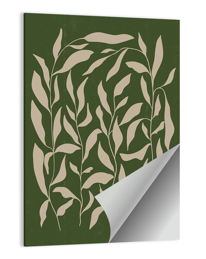 Botanical Stem Study Wall Art as a poster print
