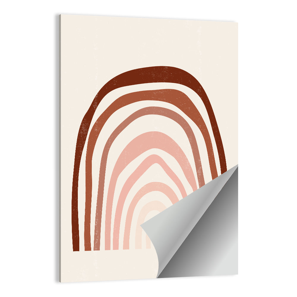 Muted Rainbow Arches Wall Art