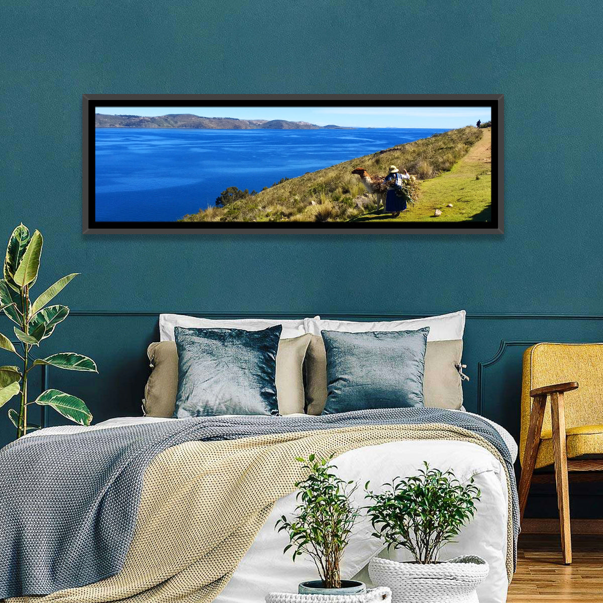 Moon Island Hillside, Lake Titicaca Wall Art