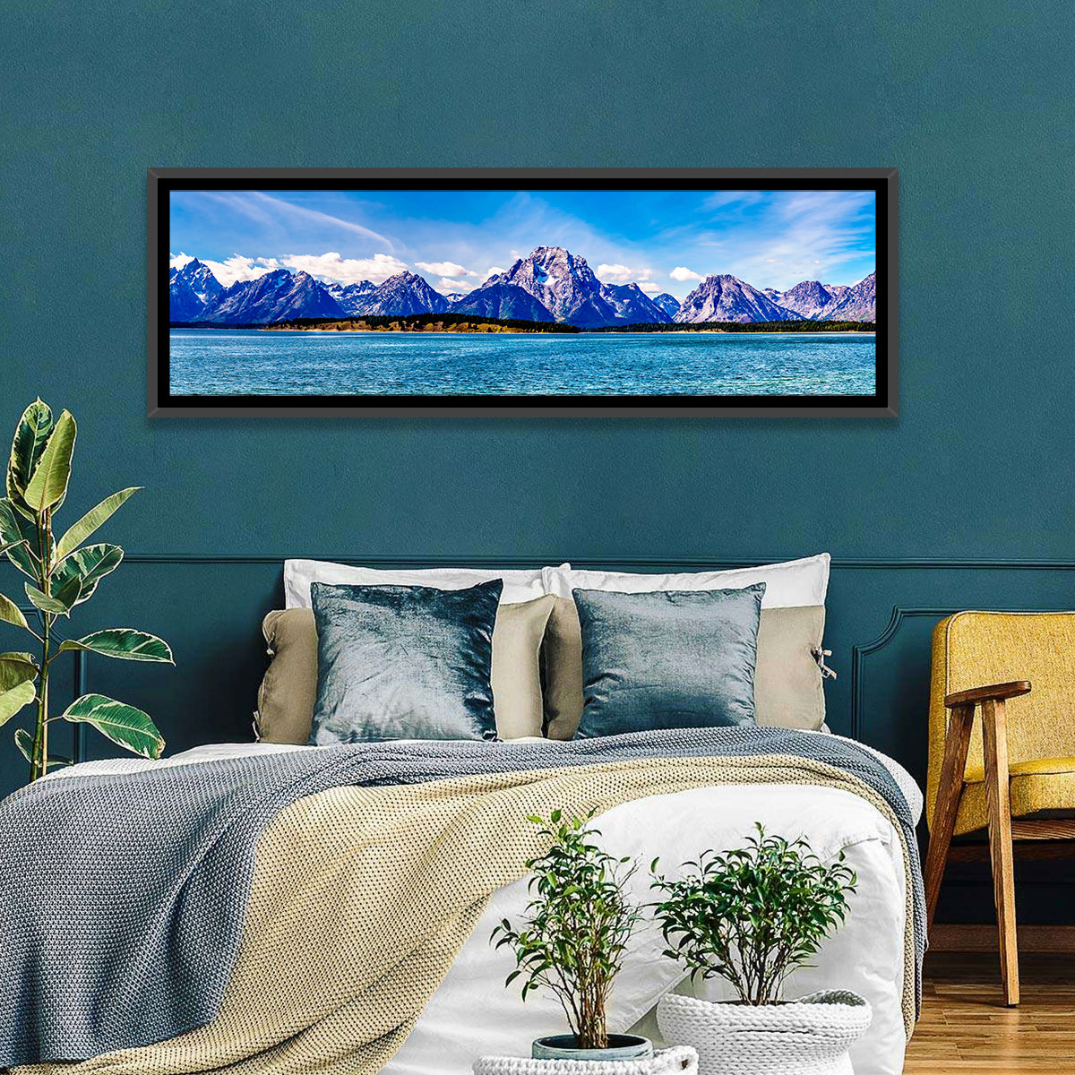 Mount Moran Over Jackson Lake Wall Art