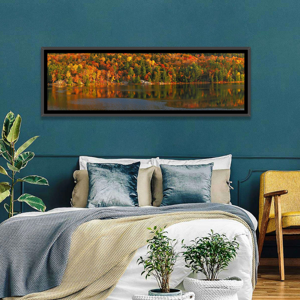 George Lake Morning Reflection Wall Art