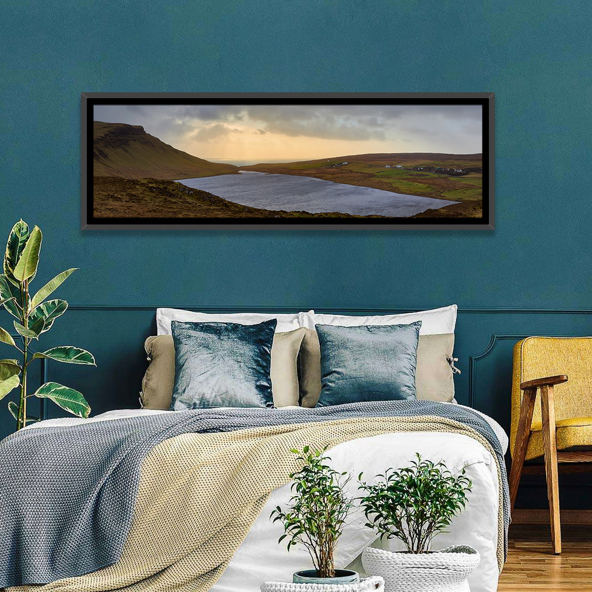 Isle of Skye Lake at Golden Hour Wall Art