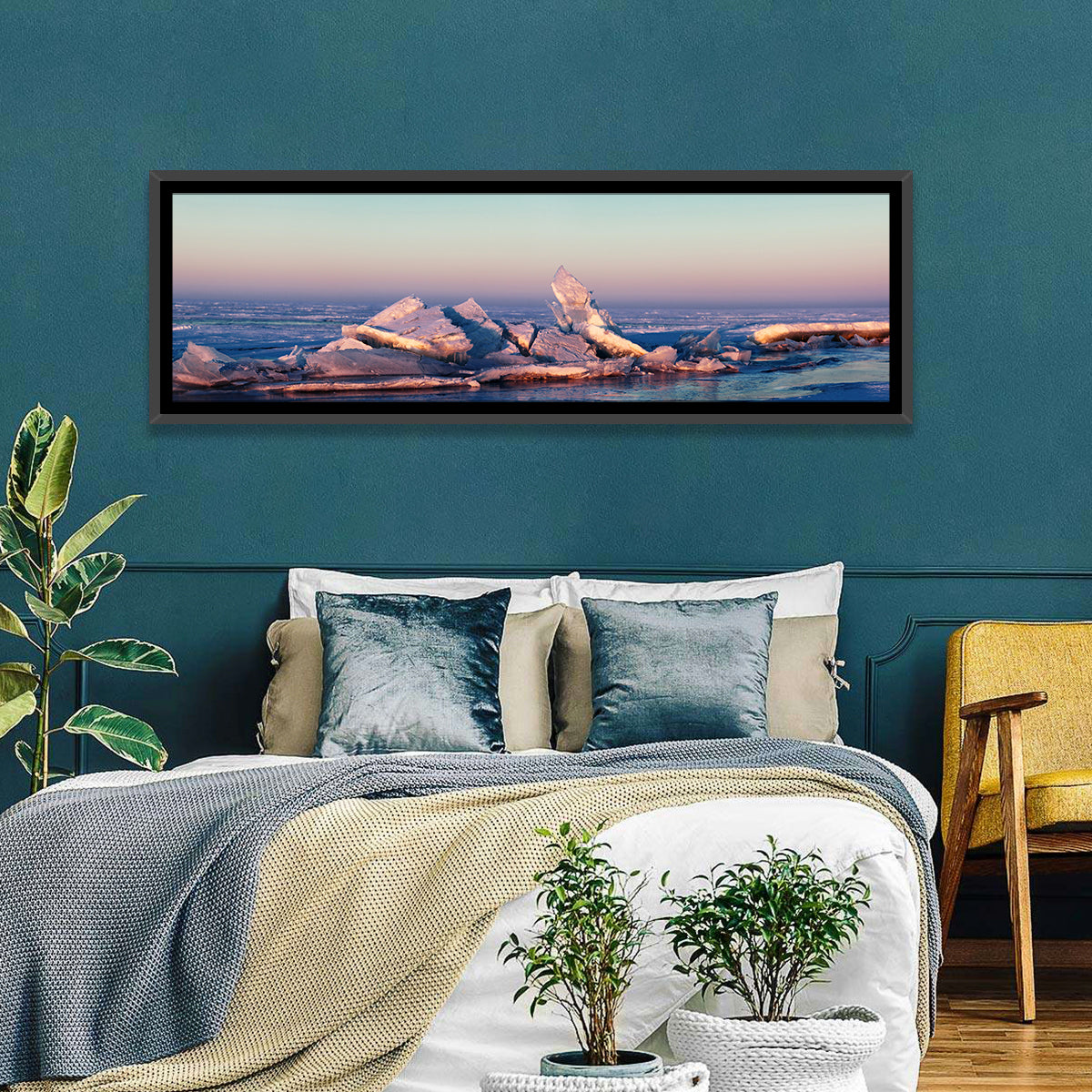 Lake Balkhash Ice Hummocks Wall Art