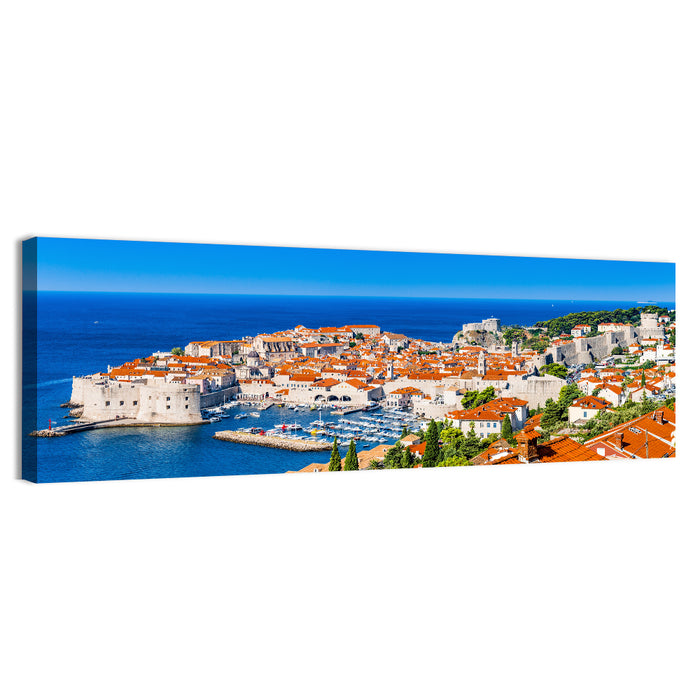 Dubrovnik Old Town View Wall Art as a canvas print