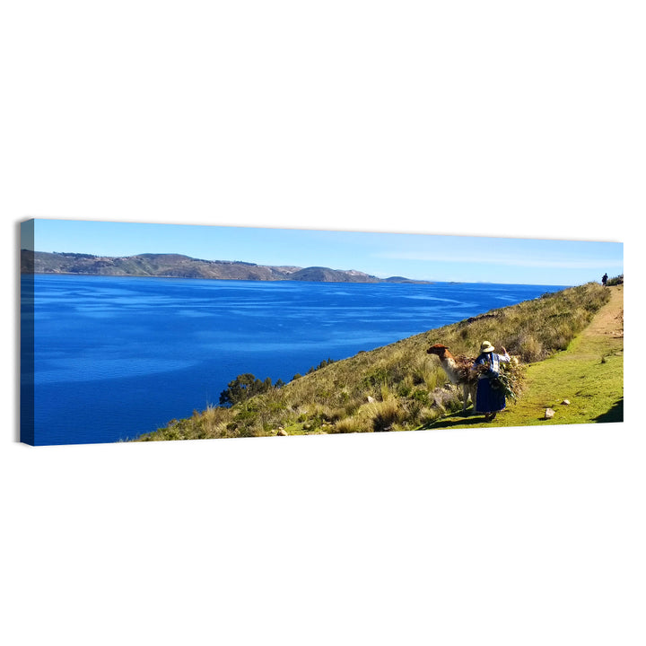 Moon Island Hillside, Lake Titicaca Wall Art
