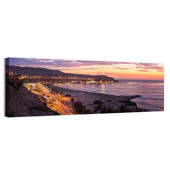 Playa Agua Dulce, Lima Wall Art as a canvas print
