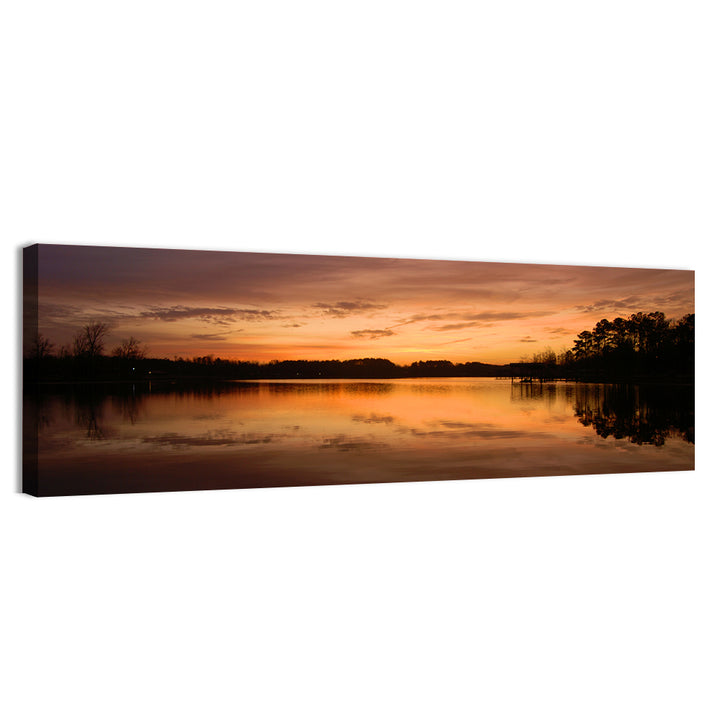 Lake Weiss Sunrise Reflection Wall Art