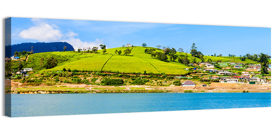 Lake Gregory Landscape Wall Art, canvas print, panoramic