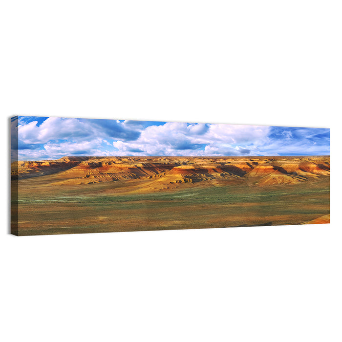 Ustyurt Plateau Cliffs Wall Art as a canvas print