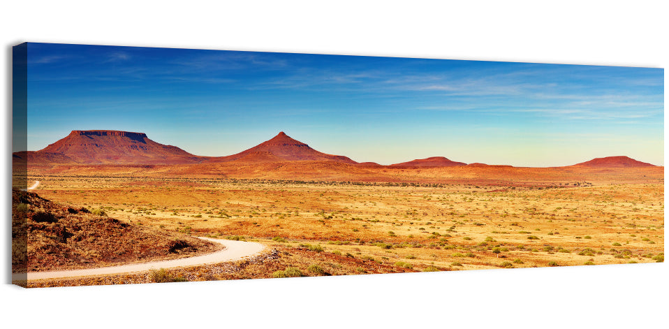 Damaraland Desert Landscape Wall Art, canvas print, panoramic