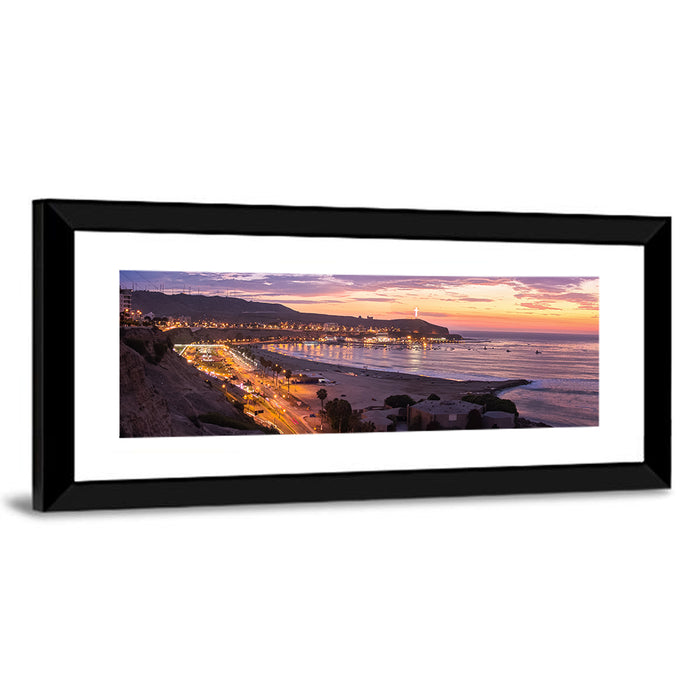Playa Agua Dulce, Lima Wall Art as a framed print