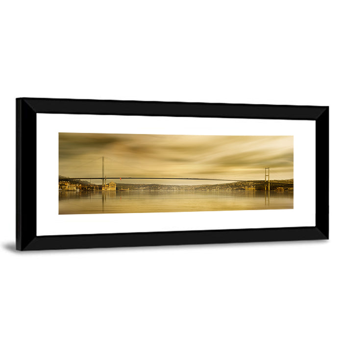 Bosphorus Bridge at Ortakoy Wall Art as a framed print