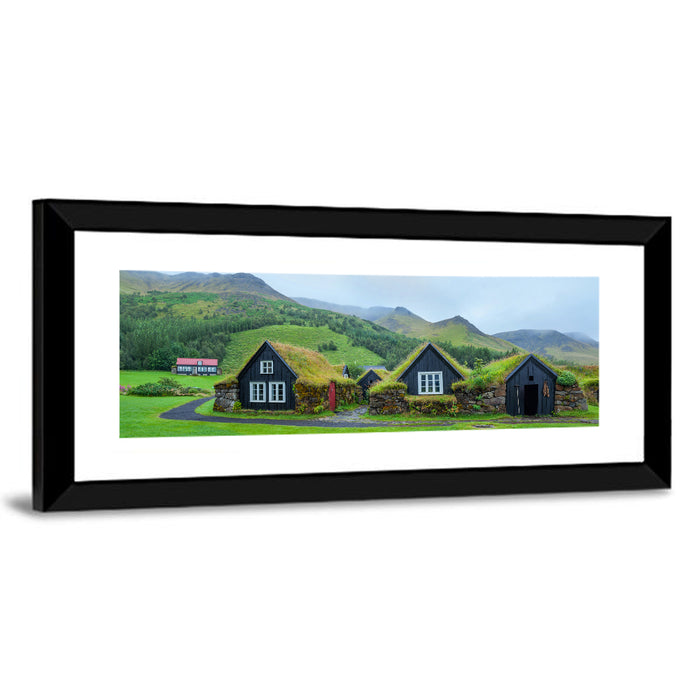 Skogar Folk Museum Wall Art as a framed print