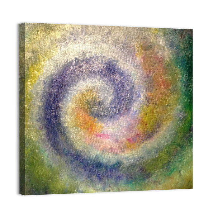 Spiral Golden Ratio Wall Art as a canvas print