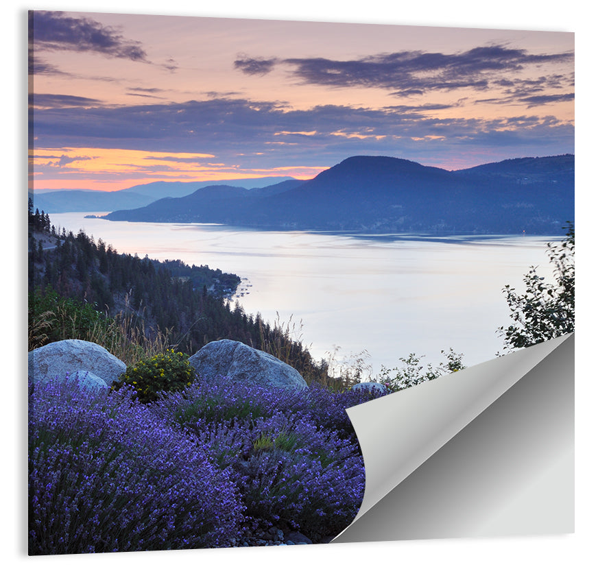 Okanagan Lavender Lake Wall Art