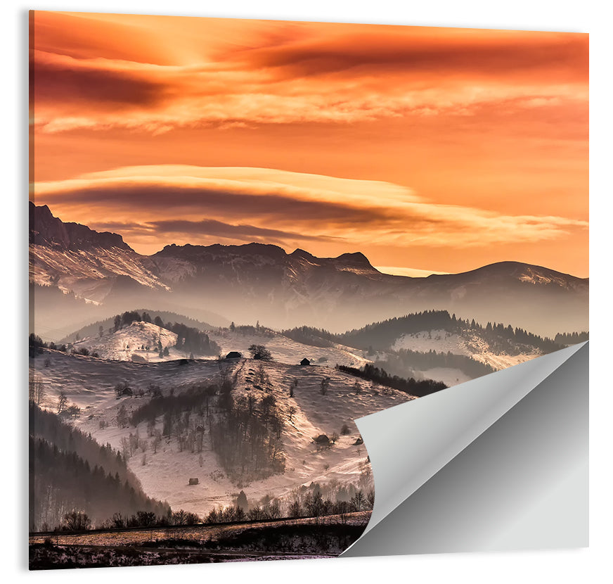 Pestera Mountains Wall Art