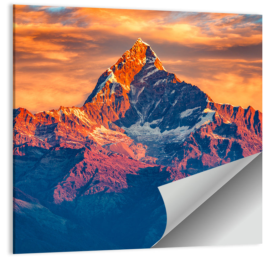 Himalayan Mountain Sunrise Wall Art