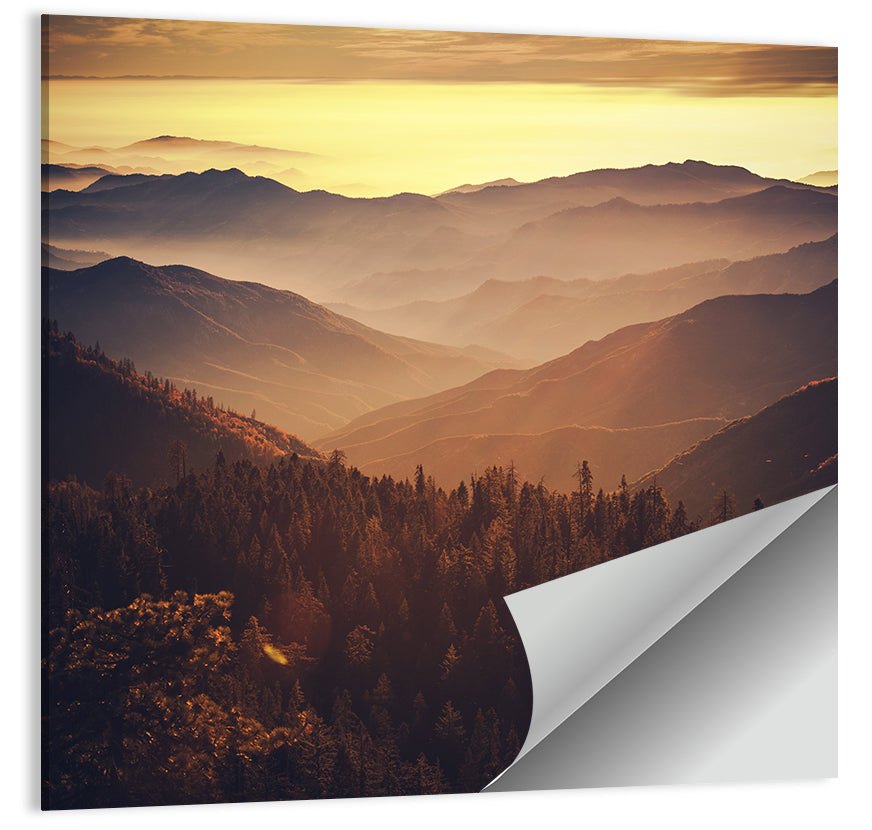 Sierra Nevada Mountains Wall Art