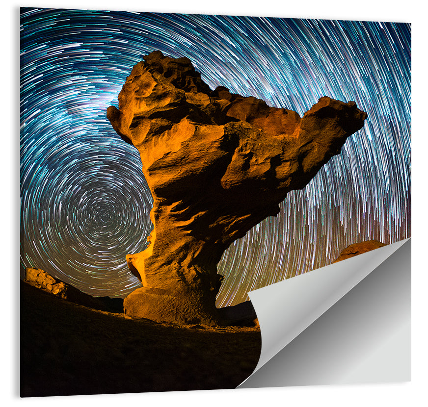 Arbol de Piedra & Star Trails Wall Art