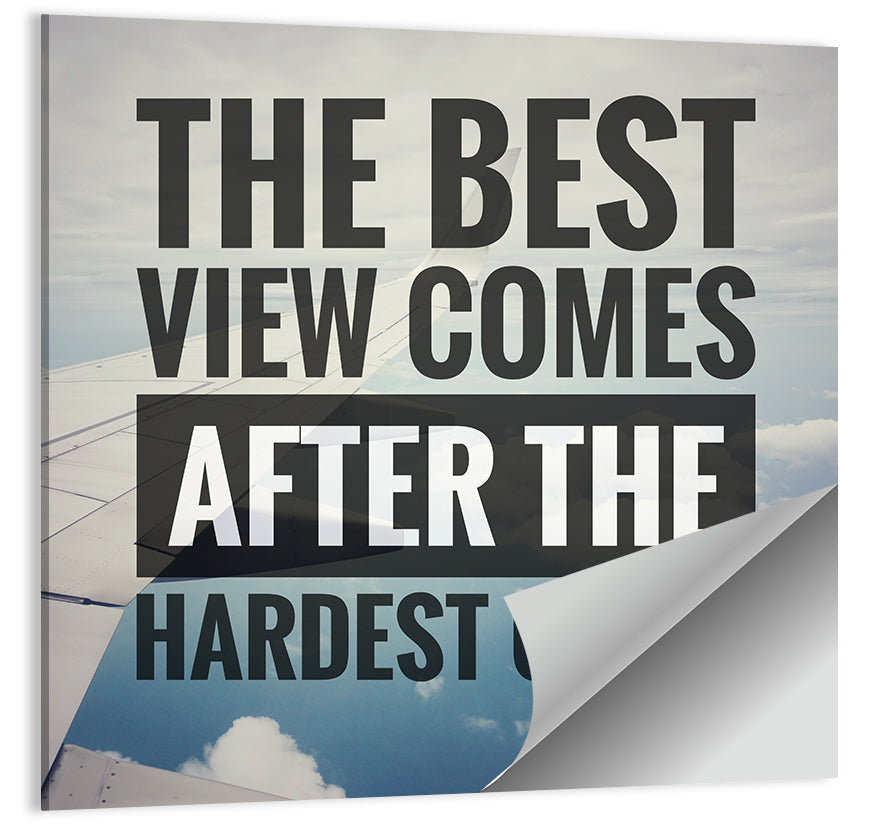 After the Hardest Climb Wall Art