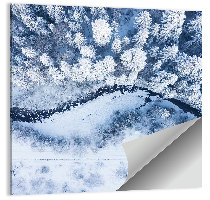 Winding Snowy River Wall Art