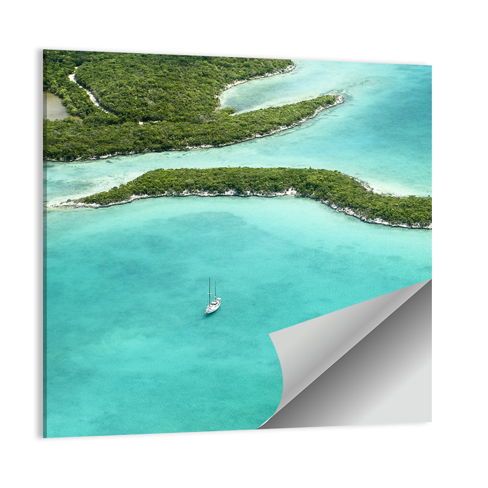 Turquoise Bahamas Islands Wall Art