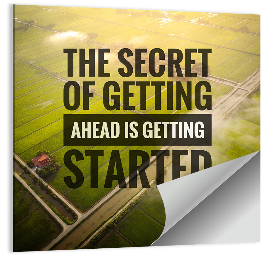 Getting Started Sunlit Farmland Wall Art