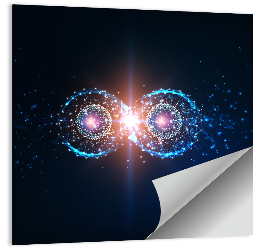 Polygonal Infinity Loop Wall Art
