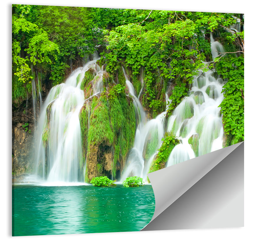 Plitvice Lakes Cascades Wall Art
