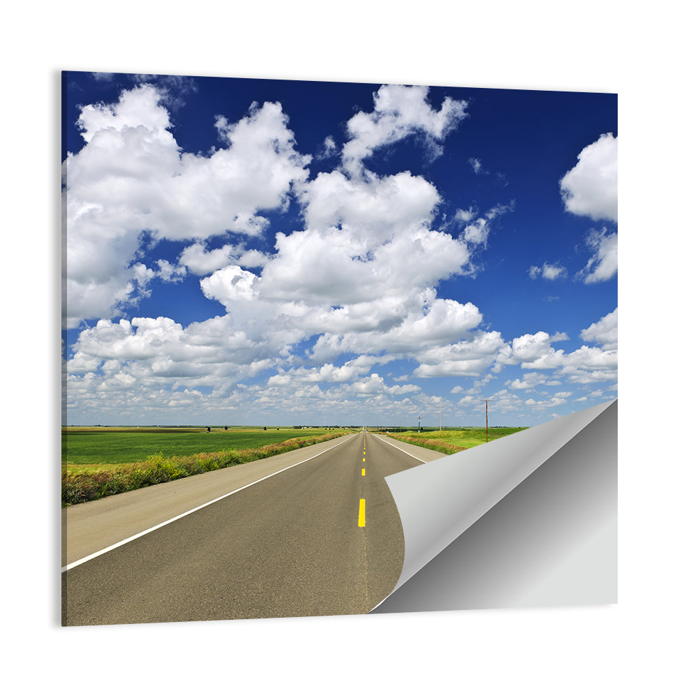 Saskatchewan Prairie Highway Wall Art
