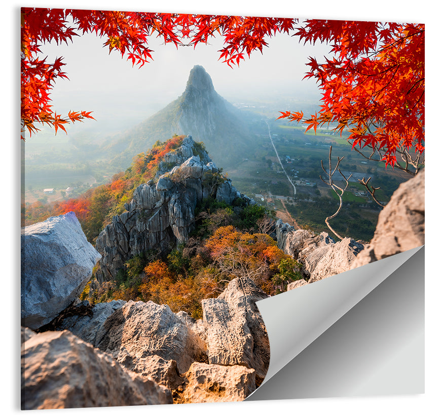Khao Nor Maple Framed Peak Wall Art
