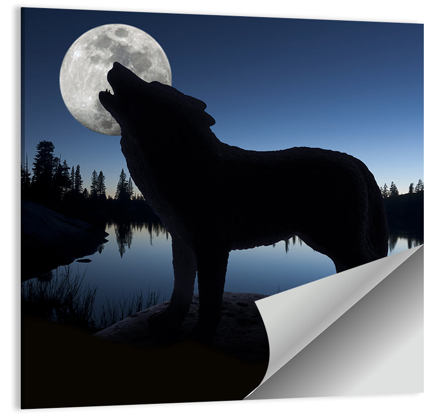 Howling Wolf Wall Art