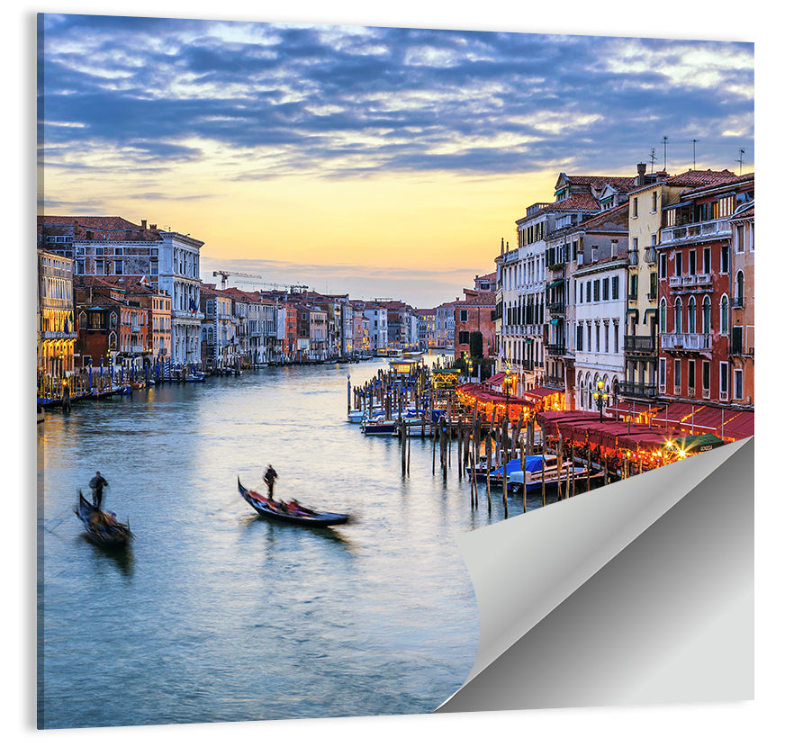 Venice Grand Canal at Twilight Wall Art