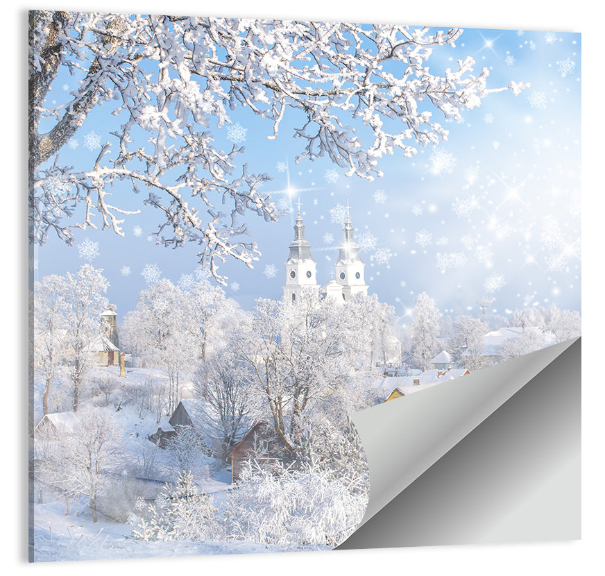 Frosted Village Wall Art