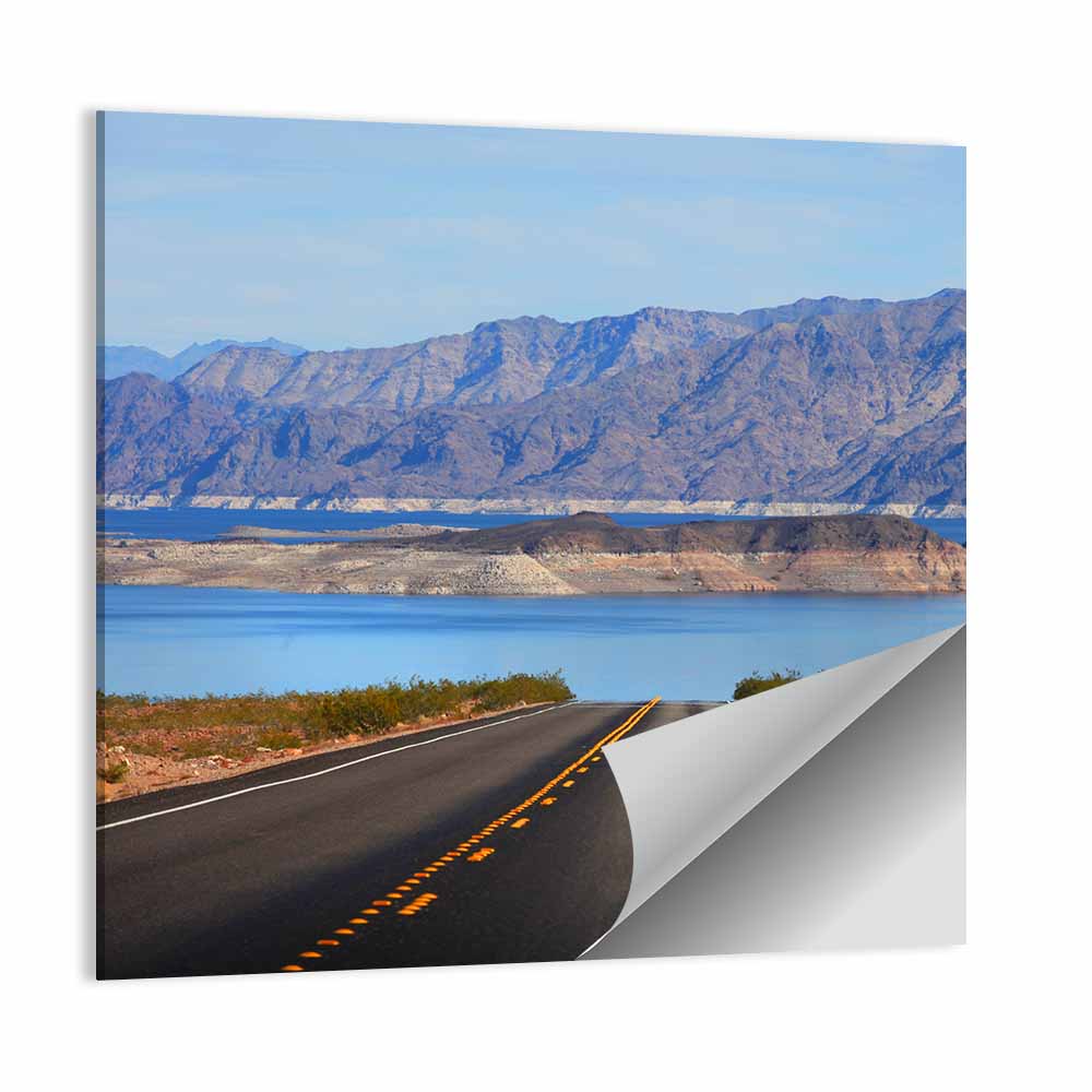 Lake Mead Road Perspective Wall Art