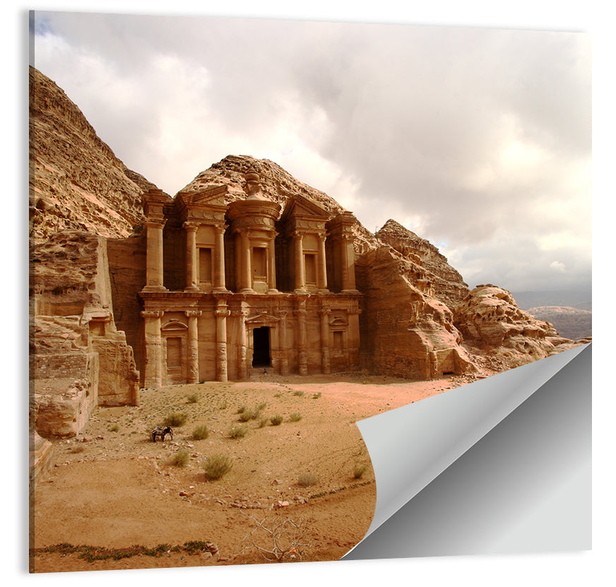 The Monastery of Petra, Jordan Wall Art