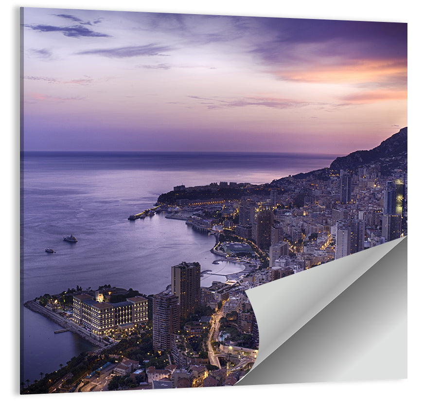 Monte Carlo at Dusk Wall Art