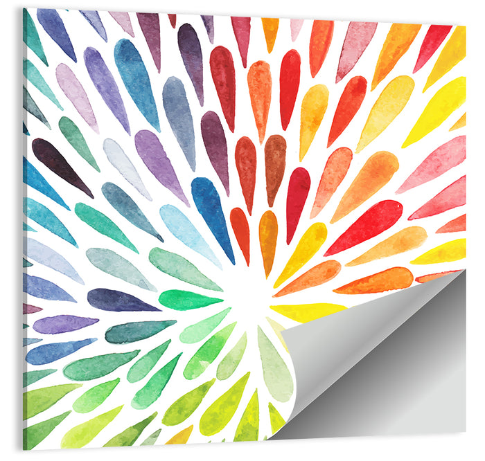 Watercolor Invasion Wall Art as a poster print