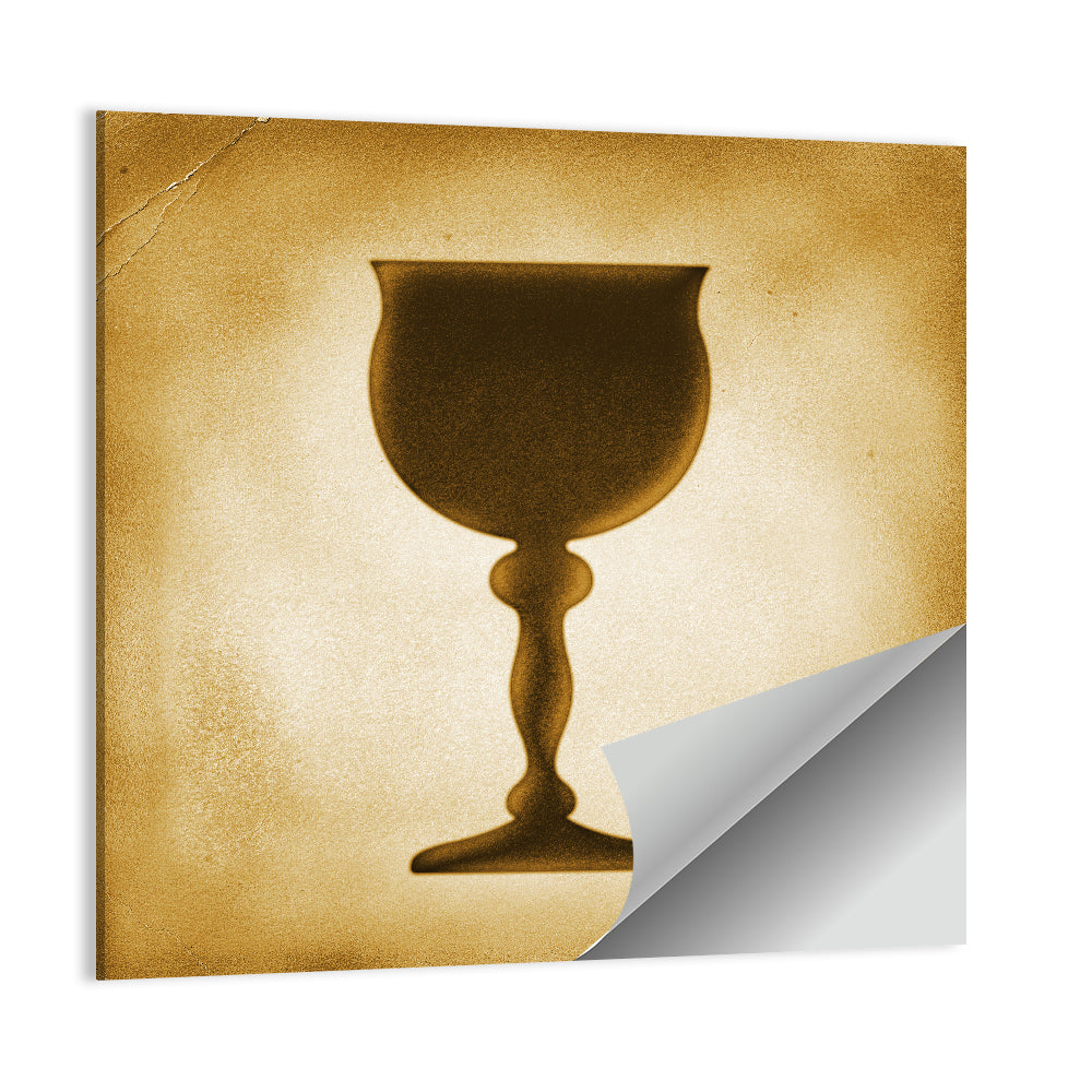 Holy Grail Chalice Illustration Wall Art