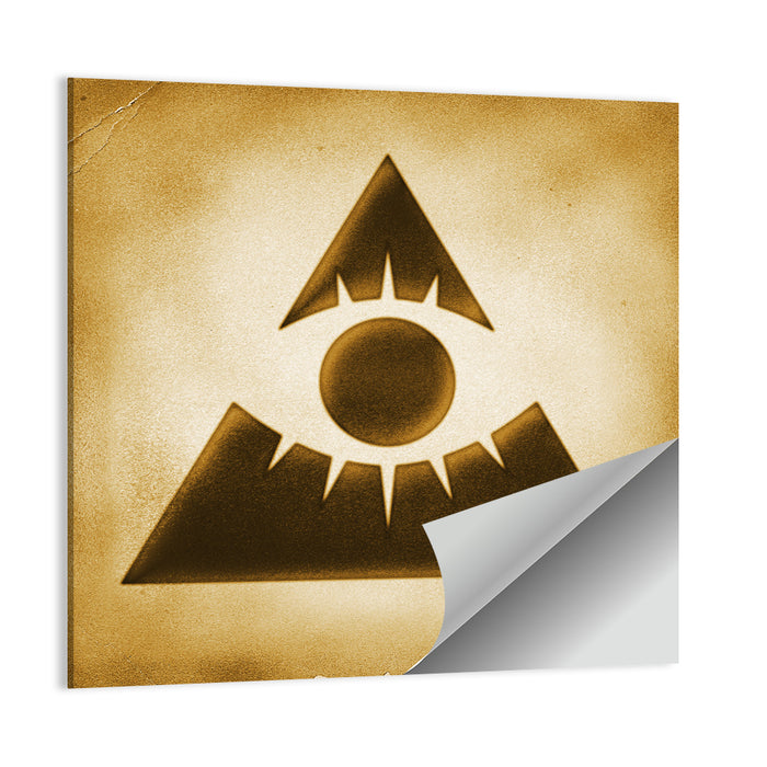 Vintage Eye of Providence Wall Art as a poster print
