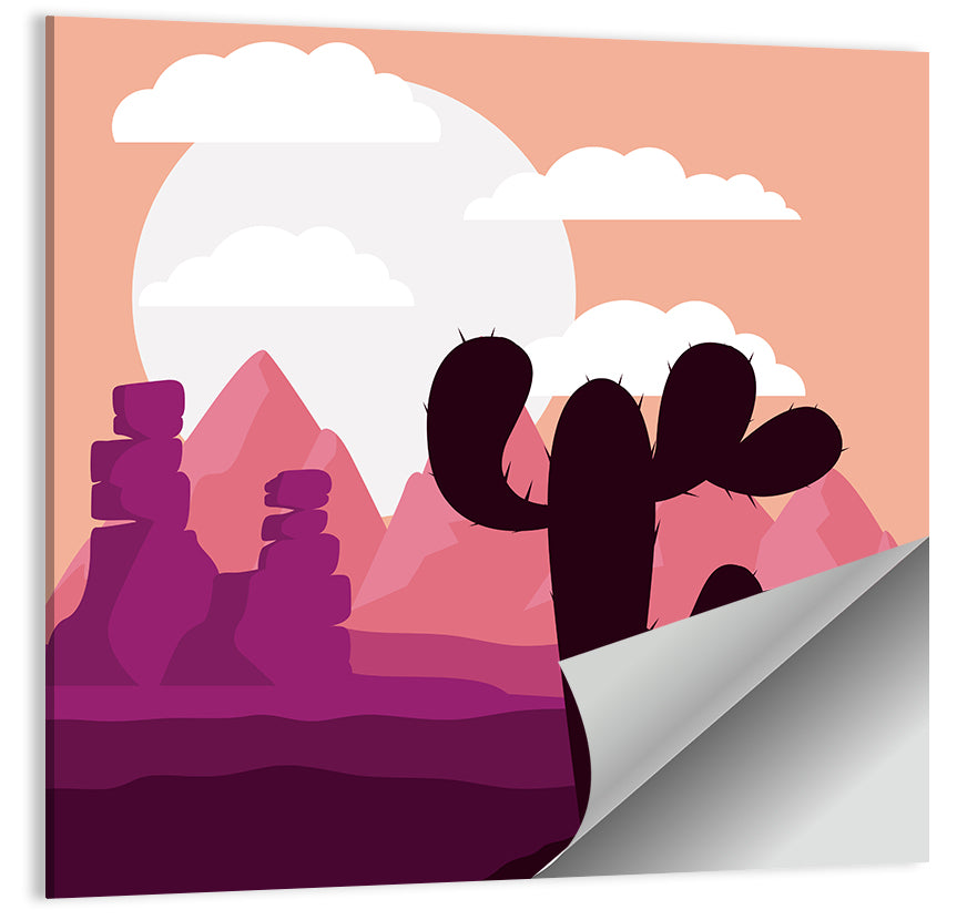 Saguaro Sunset Wall Art