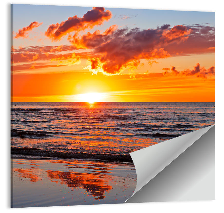 Sunset Over the Baltic Wall Art