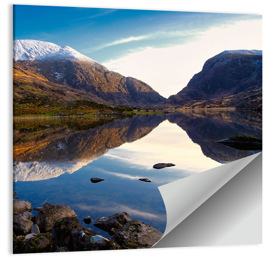 Auger Lake Morning Reflection Wall Art