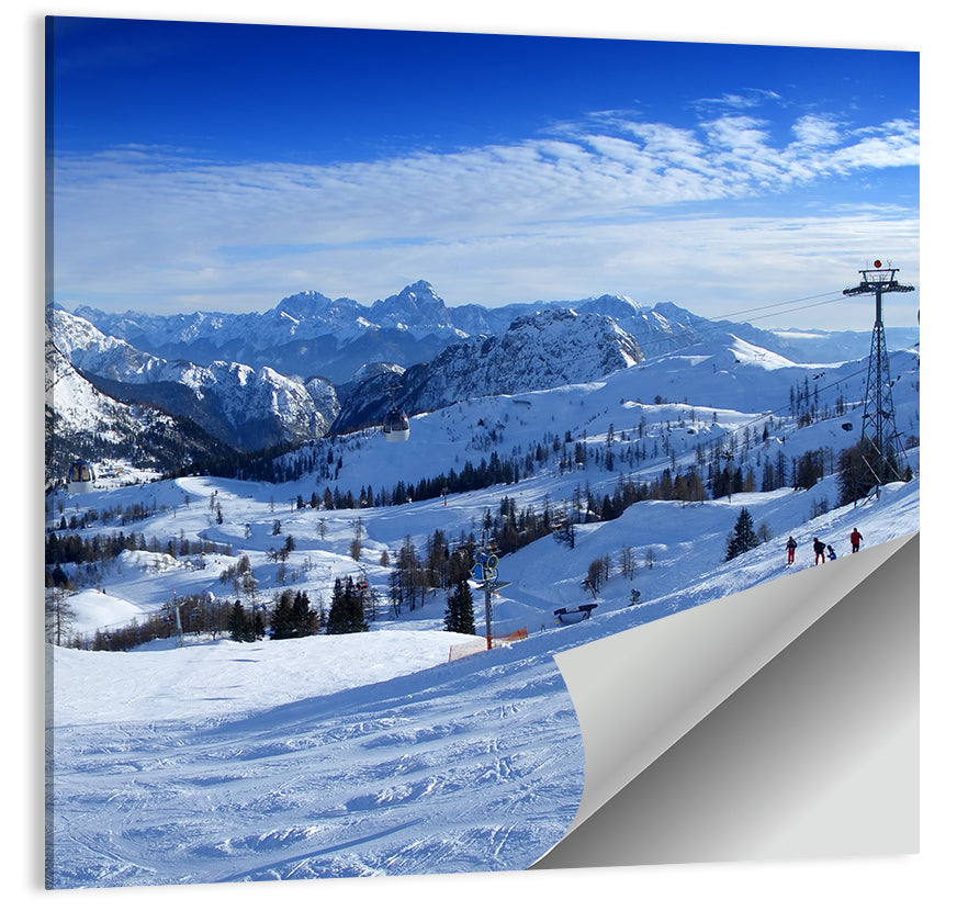 Nassfeld Ski Resort View Wall Art
