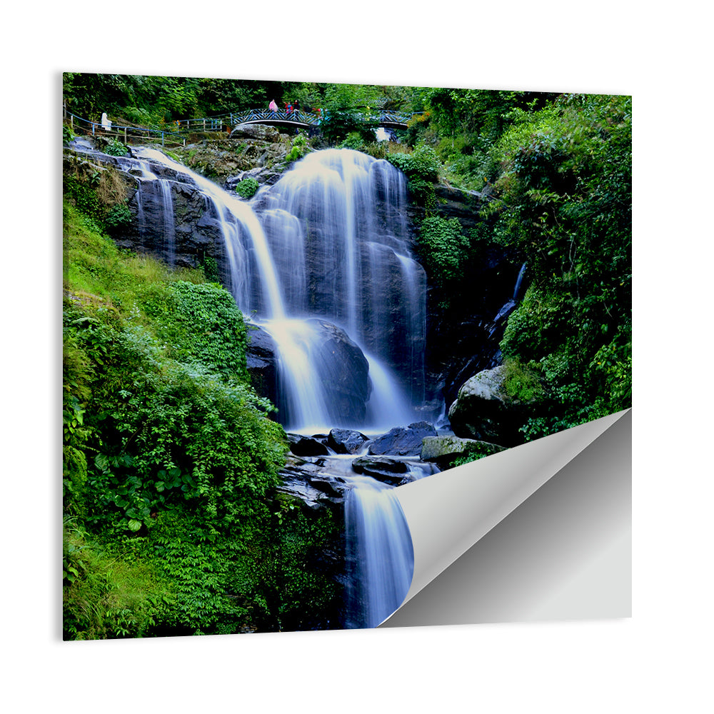 Tiered Waterfall in West Bengal Wall Art