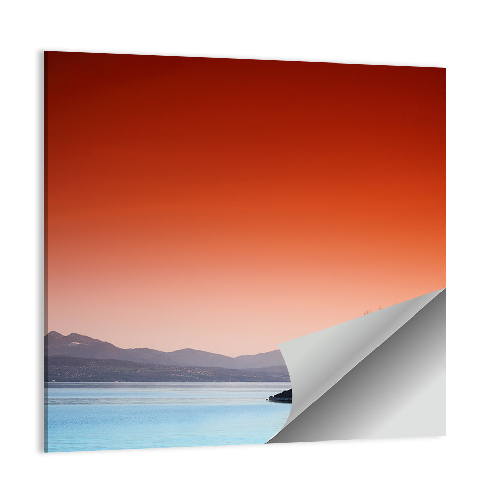Lake Geneva Sunset Reflection Wall Art