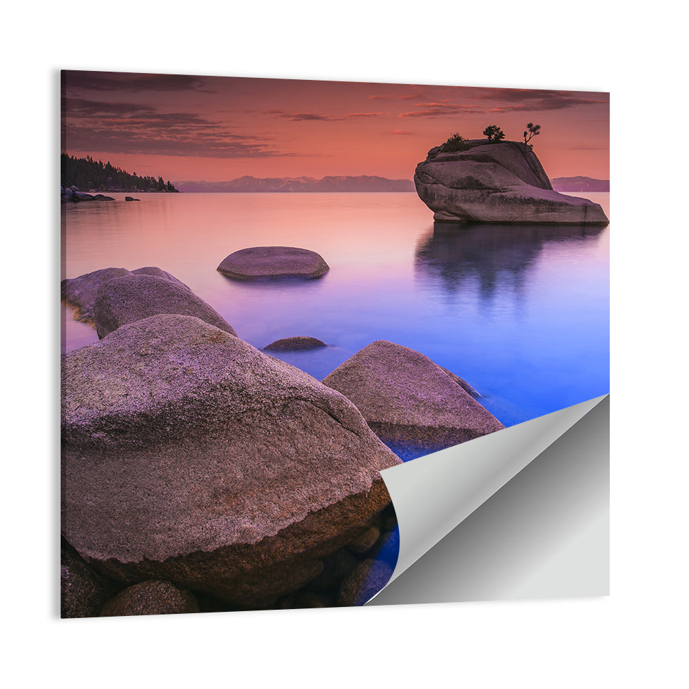 Lake Tahoe Dusk Reflection Wall Art